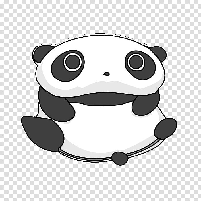 panda illustration transparent background PNG clipart