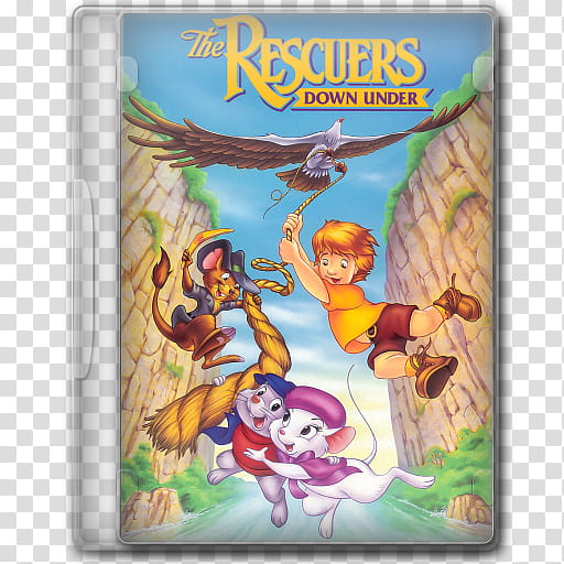 the BIG Movie Icon Collection R, The Rescuers Down Under transparent background PNG clipart
