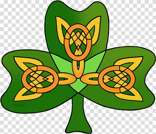 Saint Patricks Day, Shamrock, Fourleaf Clover, Celts, Celtic Knot, Green, Symbol, Plant transparent background PNG clipart