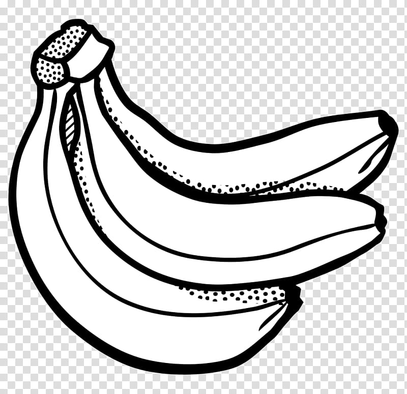 Banana Black And White, Drawing, Banana Peel, Black And White
, Head, Line Art, Plant, Neck, Shoe transparent background PNG clipart
