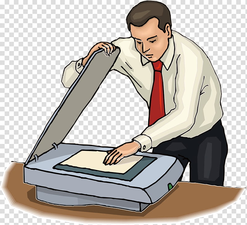 computer scanner drawing