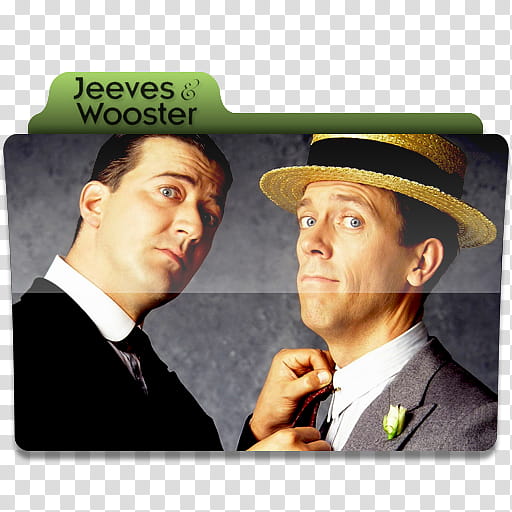 Period Drama TV Folder , Jeeves and Wooster transparent background PNG clipart
