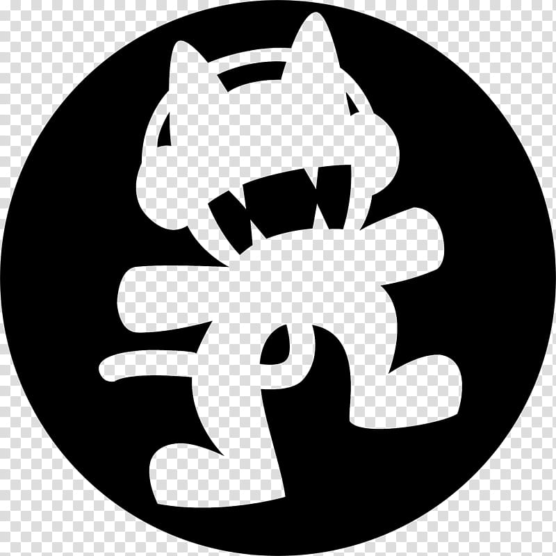 Monstercat Logo Original, black and white icon transparent background PNG clipart