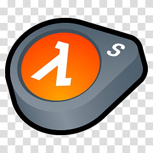 D Cartoon Icons II, Half Life Source, half light logo transparent background PNG clipart