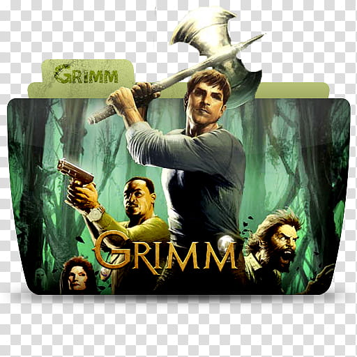 TV Folder Icons ColorFlow Set , Grimm , Grimm poster illustration transparent background PNG clipart