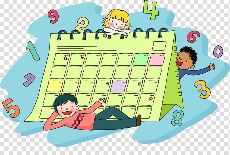 Calendar, Drawing, Calendar Date, School , Animation, Time, Games, Play  transparent background PNG clipart | HiClipart