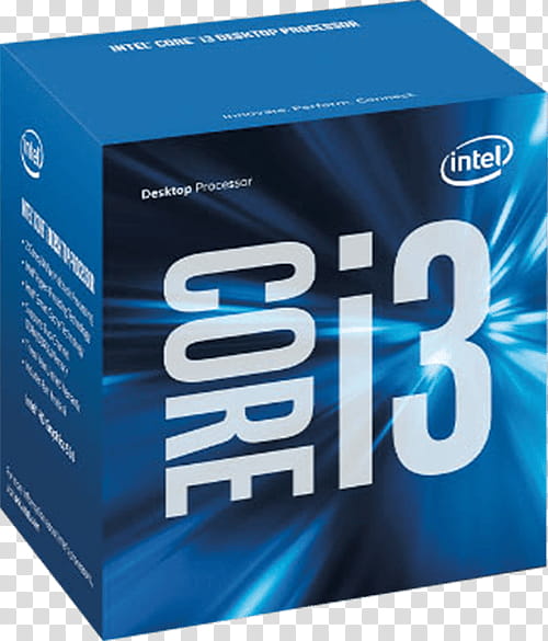 Intel Blue, Intel Core I36100, Intel Core I34130, Lga 1151, Central Processing Unit, Multicore Processor, Skylake, CPU Socket transparent background PNG clipart