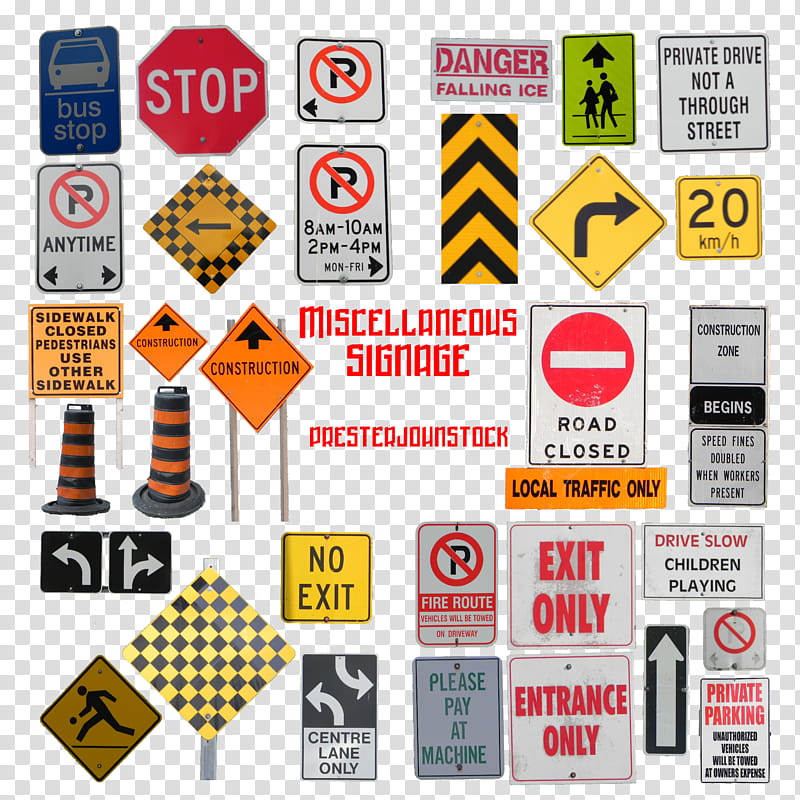 Miscellaneous Signage, assorted-color singboard lot transparent background PNG clipart