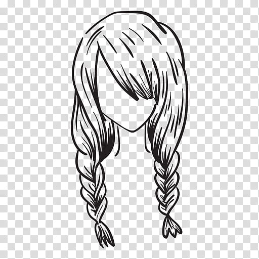 Book Black And White, Drawing, Braid, Mane, French Braid, Hair, Hairstyle, Line Art transparent background PNG clipart