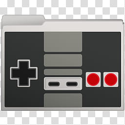 Nintendo Controllers Set Computer Folder Icons, NES-Controller, SNES controller transparent background PNG clipart