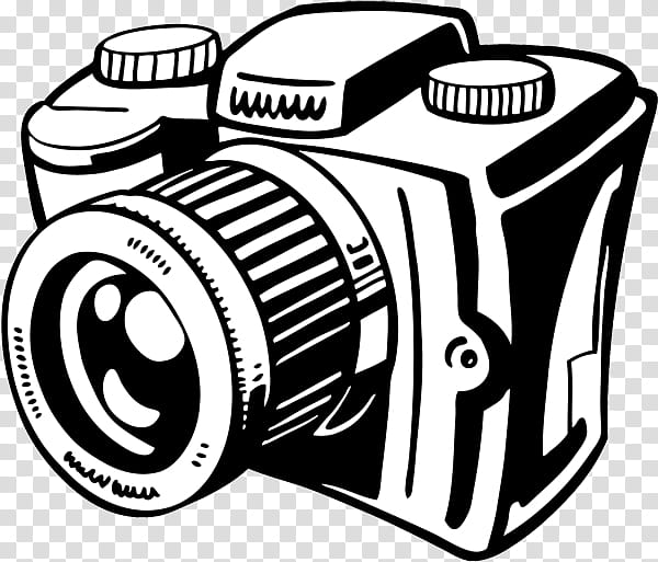Camera, Black And White
, Digital Slr, Singlelens Reflex Camera, Video Cameras, Cameras Optics, Blackandwhite, Camera Accessory transparent background PNG clipart
