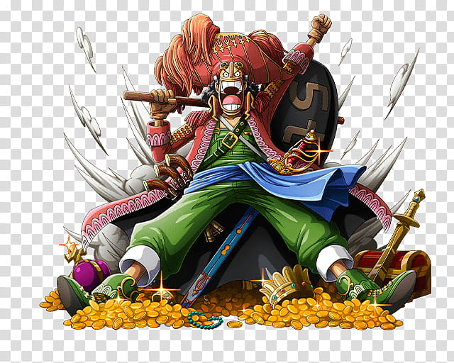 USOPP, red and green One Piece character illustration transparent background PNG clipart