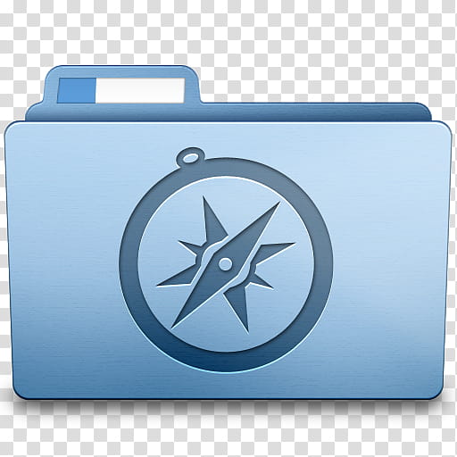 Folder Replacement, blue compass folder icon transparent background PNG clipart