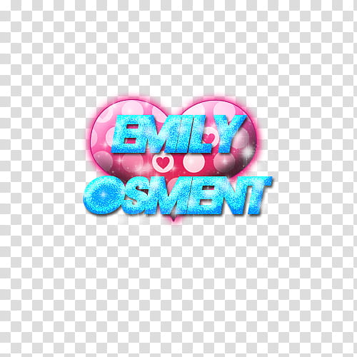 Texto Emily Osment transparent background PNG clipart