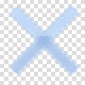 blue X illustration transparent background PNG clipart thumbnail