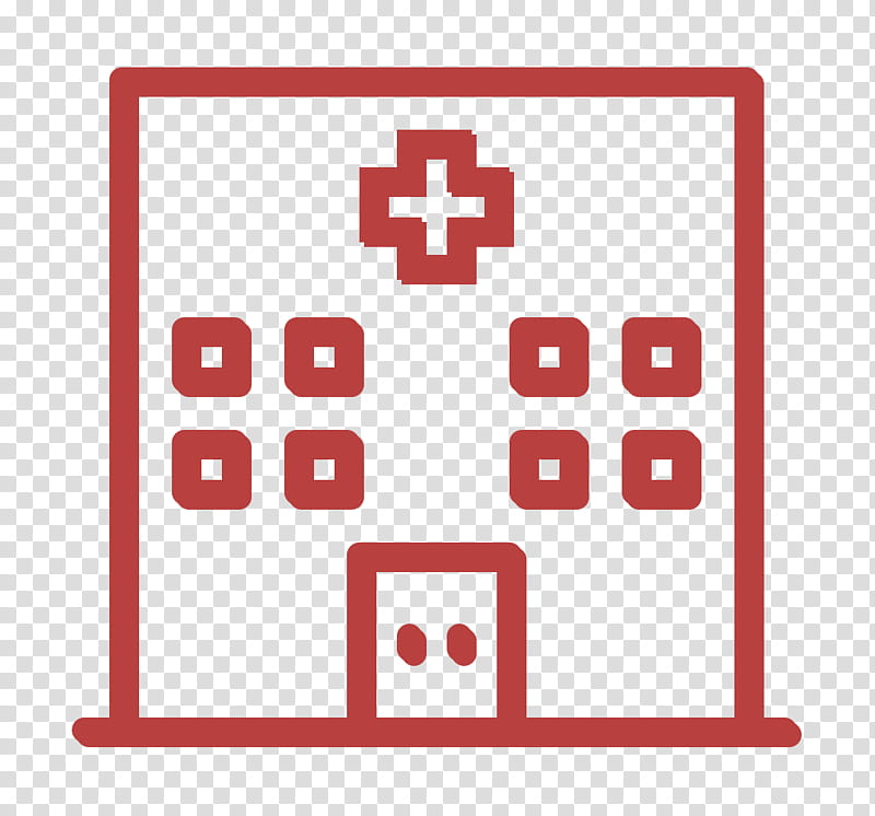 building icon healthy icon hospital icon, Treatment Icon, Line, Rectangle transparent background PNG clipart