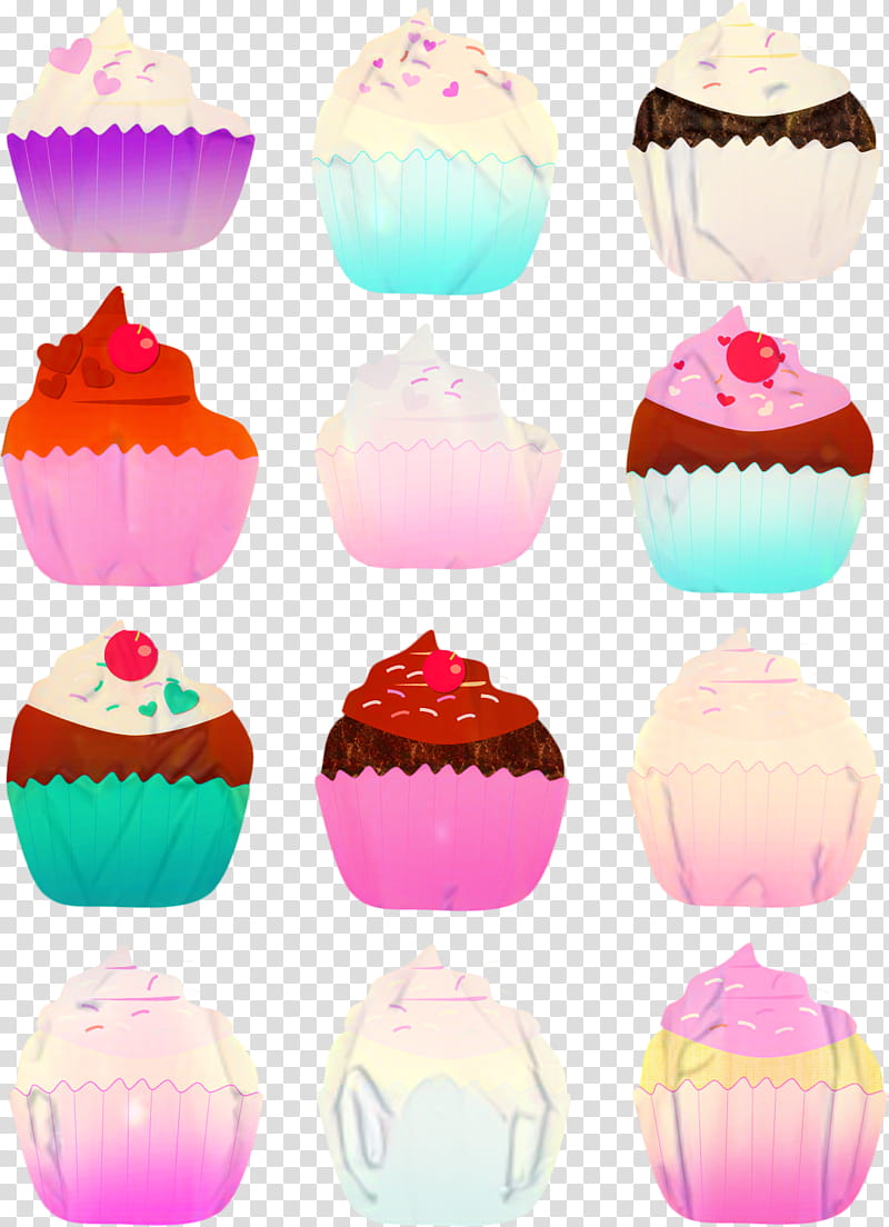 Painting, Cupcake, Drawing, Bakery, Bake Sale, Candy, Baking Cup, Pink transparent background PNG clipart
