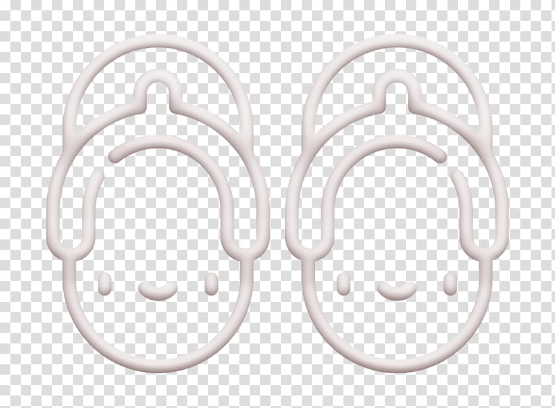 Footwear icon Slippers icon Tropical icon, Text, White, Black, Circle, Audio Equipment, Blackandwhite transparent background PNG clipart