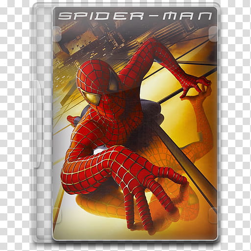 Movie Icon Mega , Spider-Man, Spider-Man movie case transparent background PNG clipart
