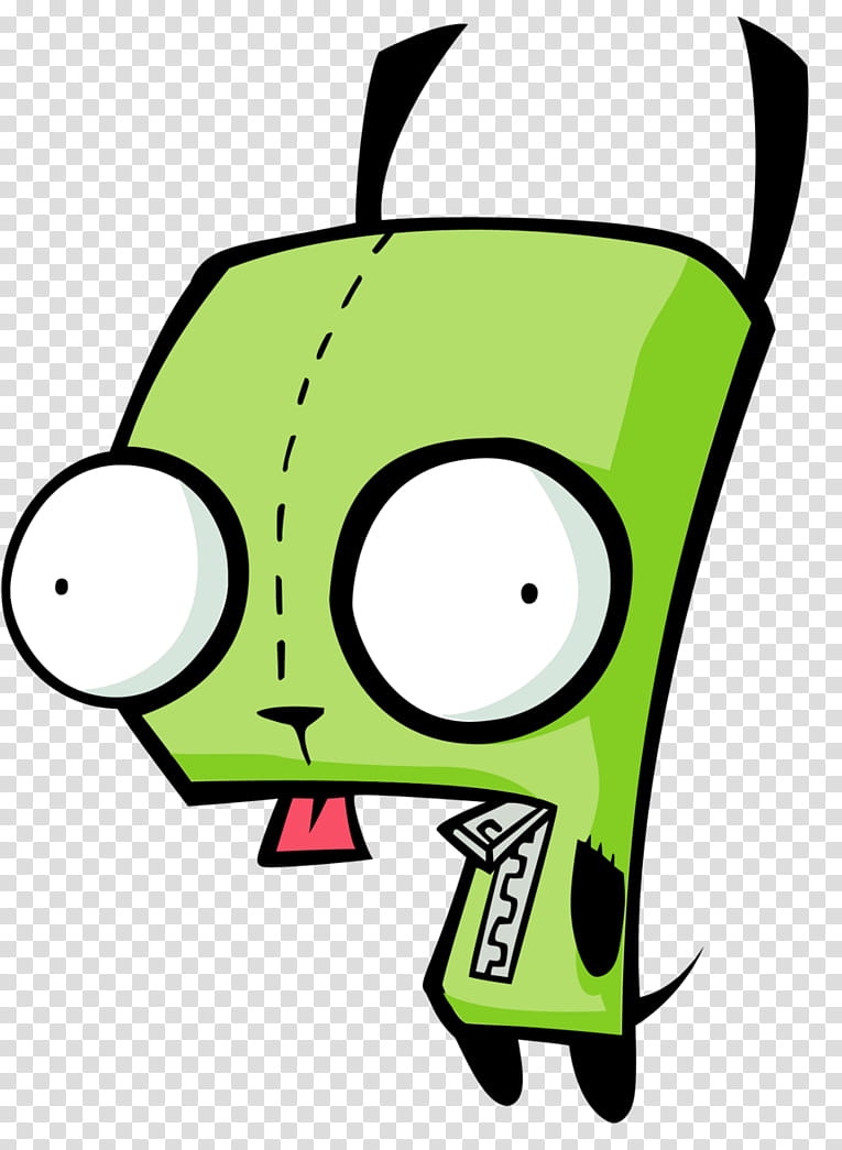 Green Leaf, ZIM, Tallest Red, Drawing, Cartoon, Invader Zim Merchandise, Squee, Johnny The Homicidal Maniac transparent background PNG clipart