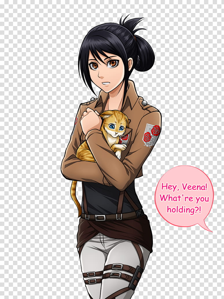 Veena x Kitty Armin [HES: Kitty Conundrum FAN ART] transparent background PNG clipart