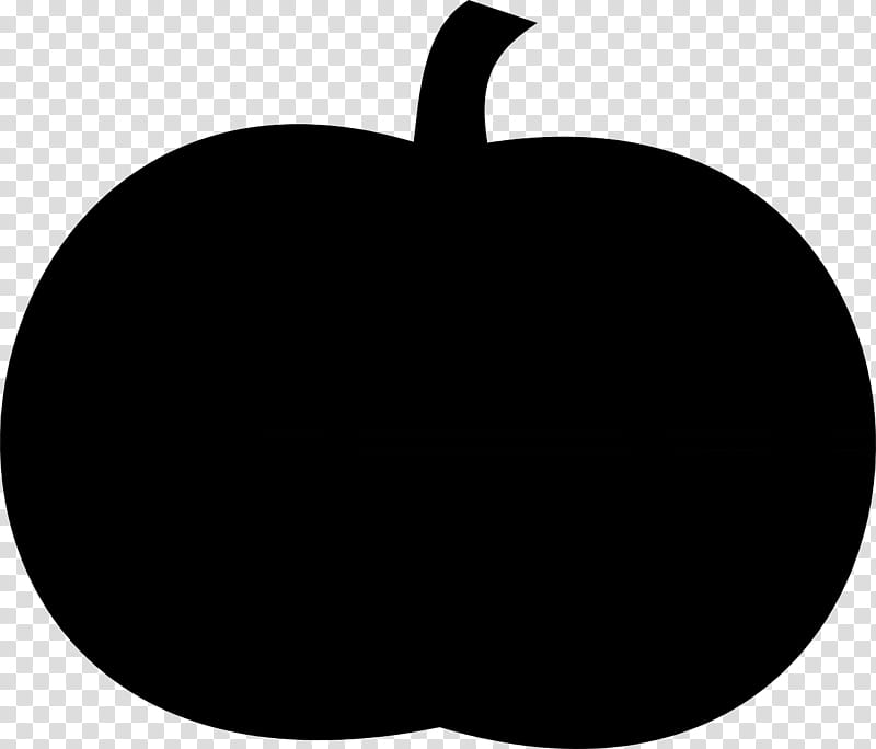 Black Apple Logo, Pumpkin, Jackolantern, Silhouette, Halloween , Leaf, Fruit, Plant transparent background PNG clipart