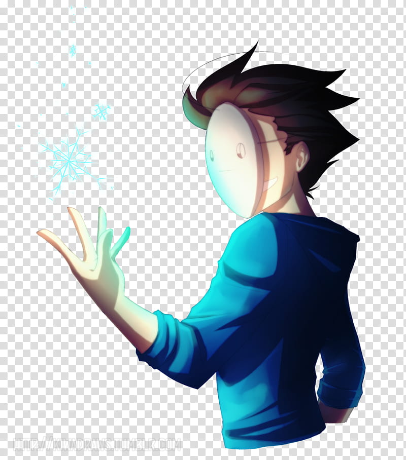 Cry: Ice, boy in blue top with snow power illustration transparent background PNG clipart