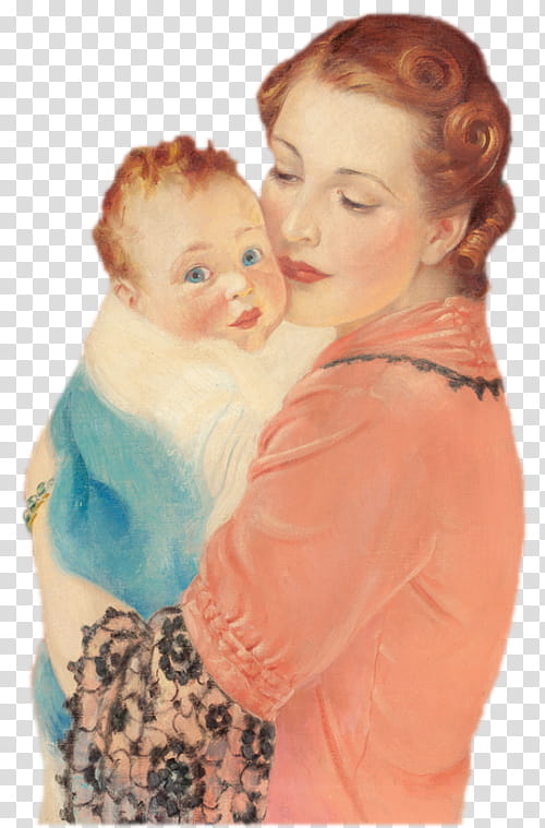 Hug, Painting, Mother, Painter, Artist, Child, Son, Woman transparent background PNG clipart