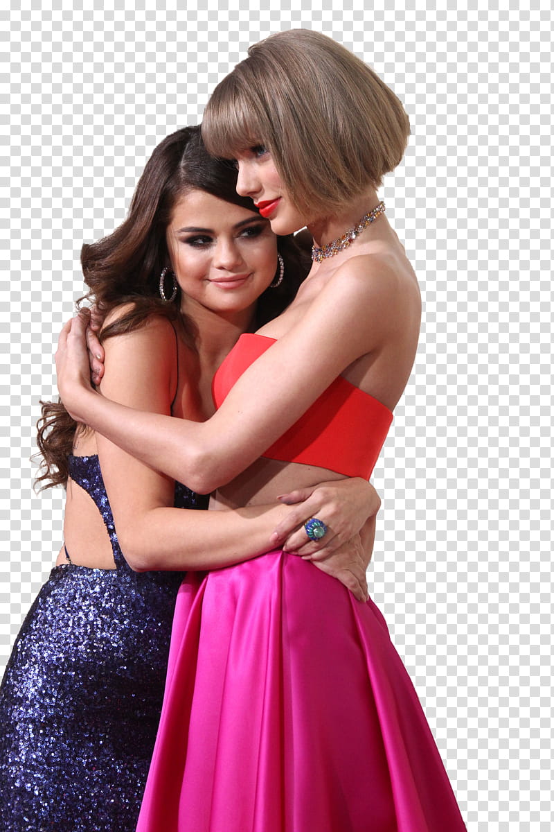 Selena Gomez Taylor Swift , TS&SG-SudeBagci transparent background PNG clipart