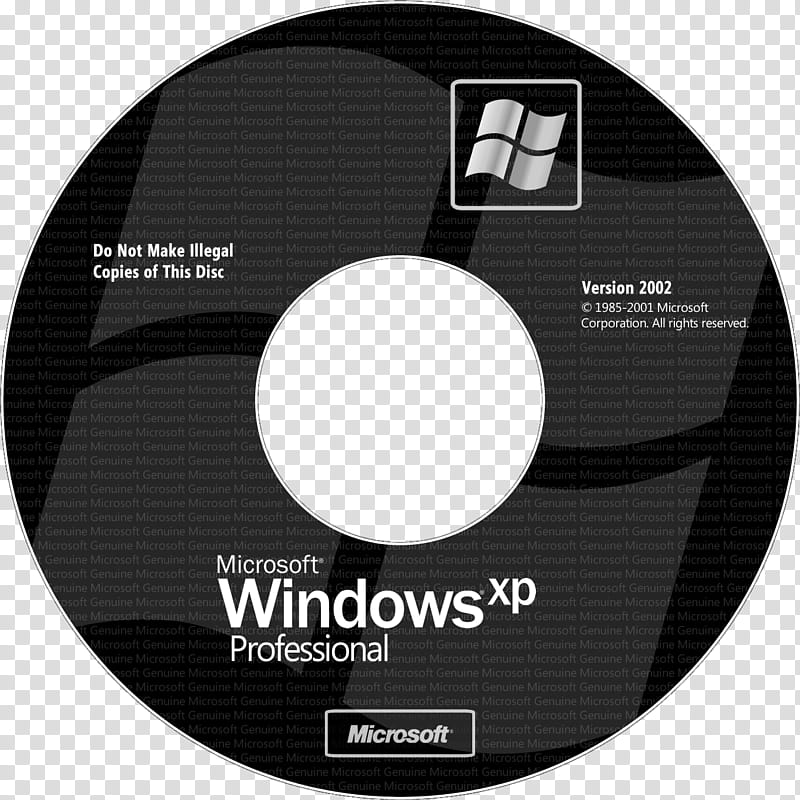 Windows XP Professional Lightscribe Disc Label, Microsoft Windows Xp Professional disc transparent background PNG clipart