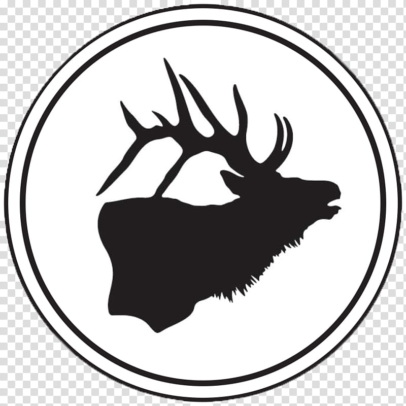 Reindeer, Elk, Silhouette, Moose, Drawing, Head, Sticker, Antler transparent background PNG clipart