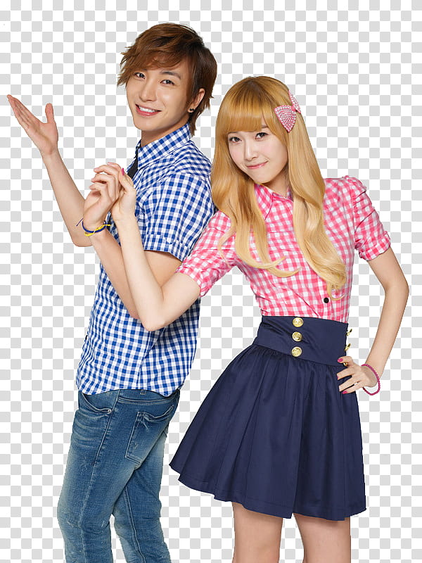 Leeteuk and Jessica Render transparent background PNG clipart