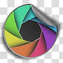 Sphere   , round multicolored camera lens icon transparent background PNG clipart