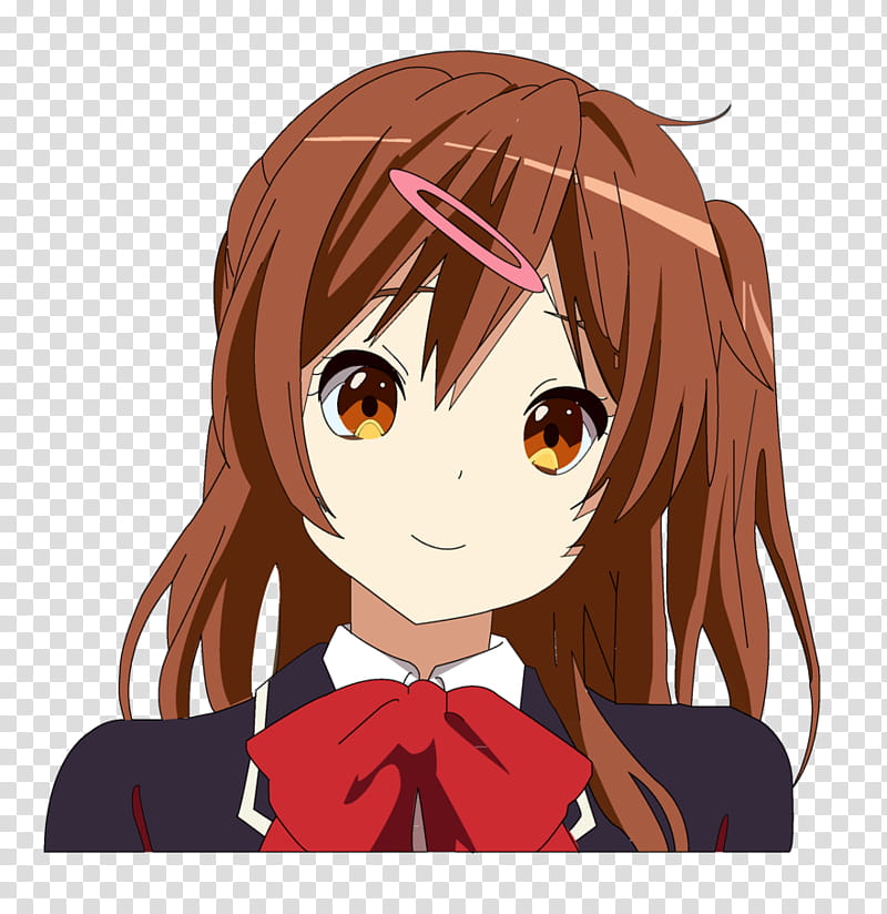 Nibutani Shinka (), girl in red and blue uniform anime transparent background PNG clipart