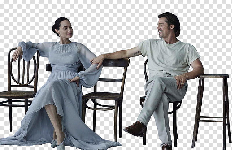 ANGELINA JOLIE AND BRAD PITT transparent background PNG clipart