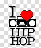 MUSIC, I love hiphop illustration transparent background PNG clipart