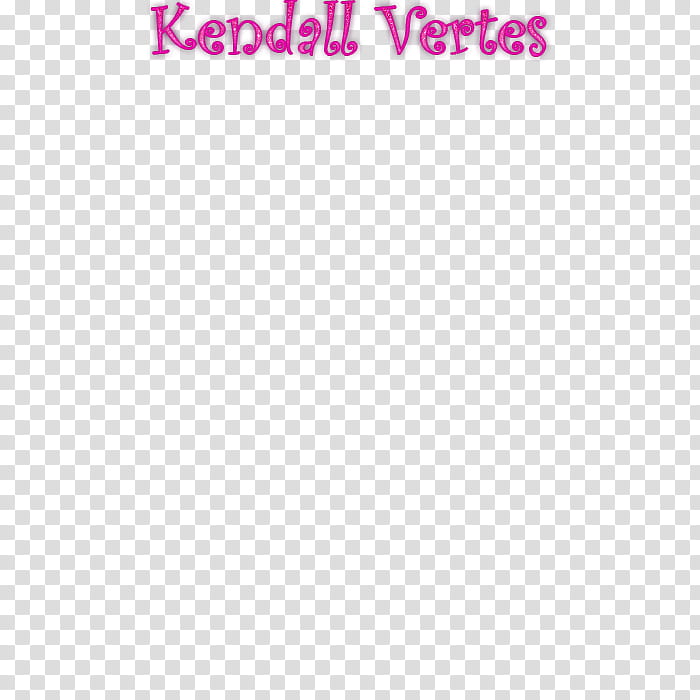 KENDALL K VERTES FORMAT TEXT and S transparent background PNG clipart