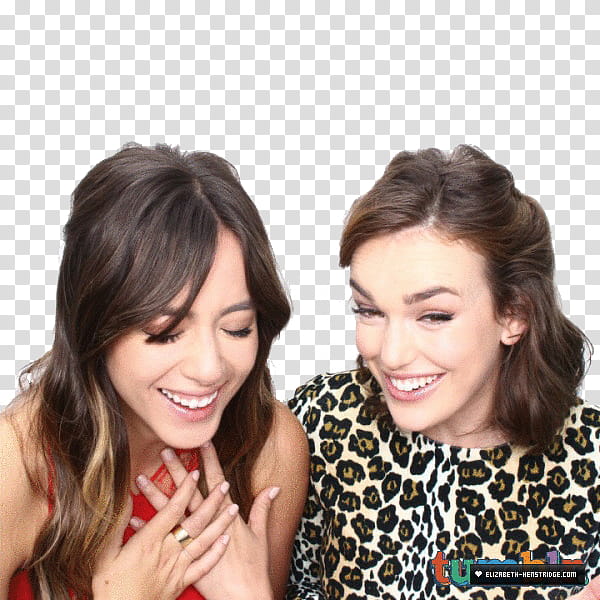 Chloe Bennet and Elizabeth Henstridge transparent background PNG clipart