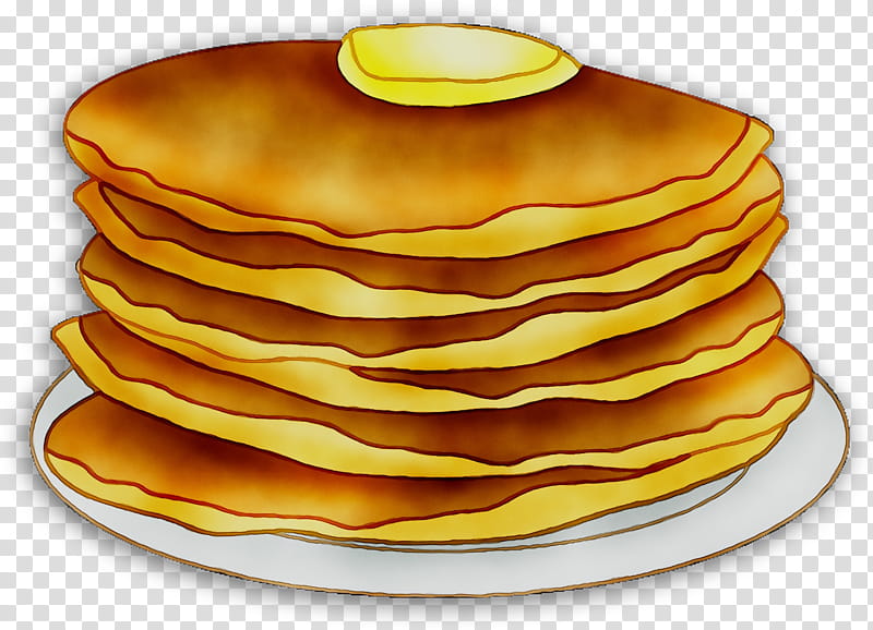 Junk Food, Pancake, Yellow, Breakfast, Dish, Meal, Cuisine, Pannekoek transparent background PNG clipart