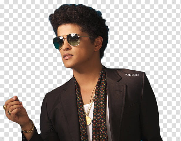 BRUNO MARS!, WINEHOUSER EDITION transparent background PNG clipart