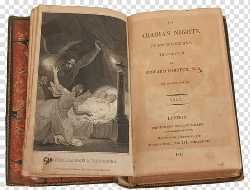Book Cutouts, Arabian Nights book transparent background PNG clipart