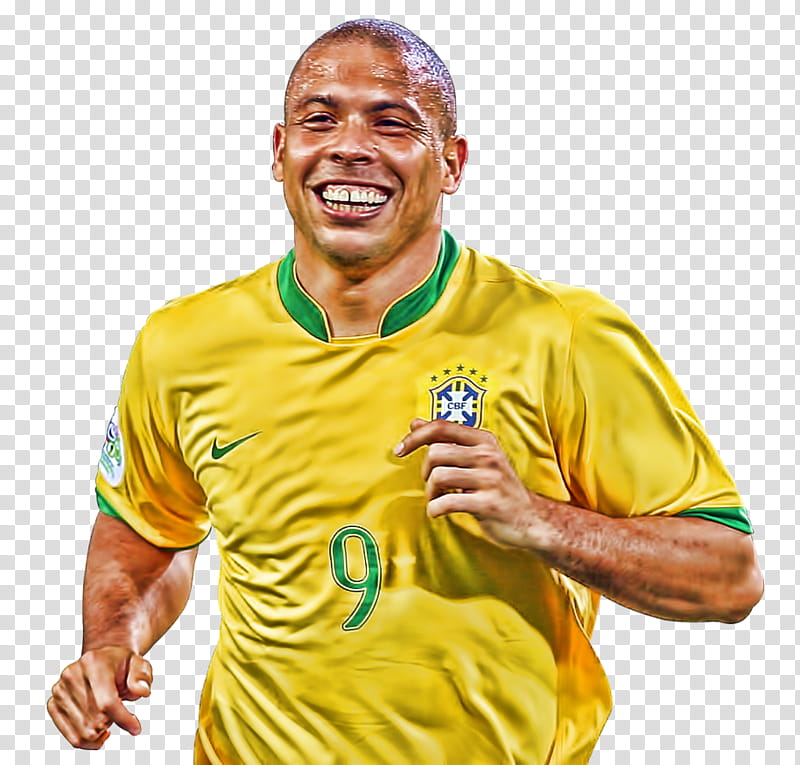 Ronaldo Nazario Topaz transparent background PNG clipart