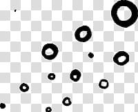 Scribble  Dotties, black circles art transparent background PNG clipart