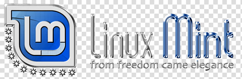 Linux Mint Chromed Logos, Linux Mint from freedom came elegance logo transparent background PNG clipart
