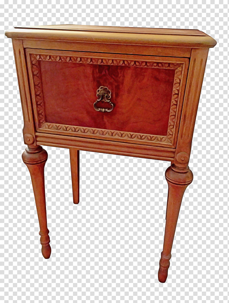 Wood, Bedside Tables, Wood Stain, Antique, Furniture, Nightstand, Napoleon Iii Style, Drawer transparent background PNG clipart