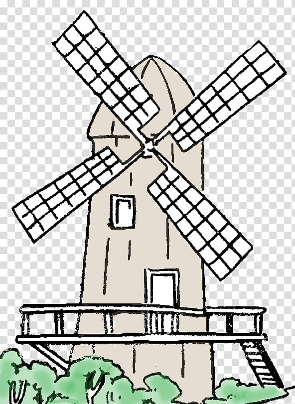 House Logo, Windmill, Drawing, Watermill, Cartoon, Line Art, Building transparent background PNG clipart