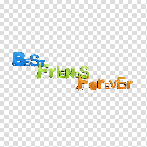 BFF, Best Friends Forever text transparent background PNG clipart