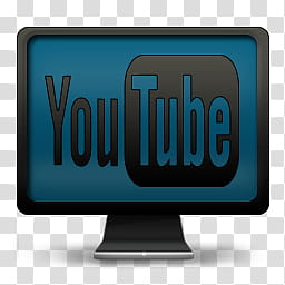 You Tube, You Tube Blue icon transparent background PNG clipart