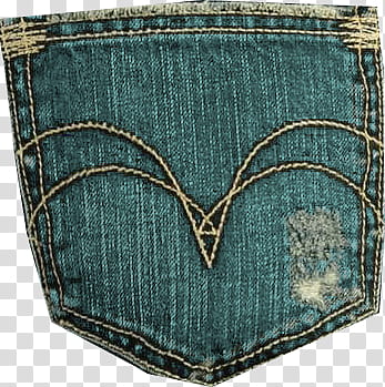 Jeans Pocket, blue denim pocket transparent background PNG clipart