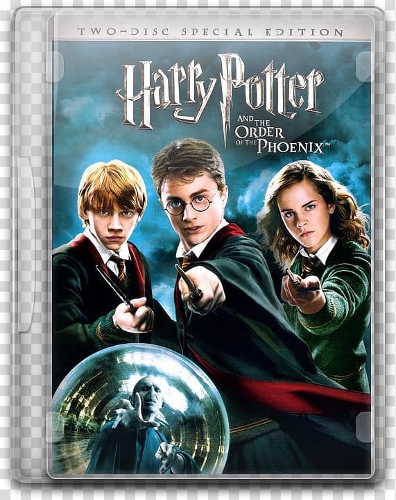 DVD Movie Case Icons, Harry Potter () and the Order of the Phoenix transparent background PNG clipart
